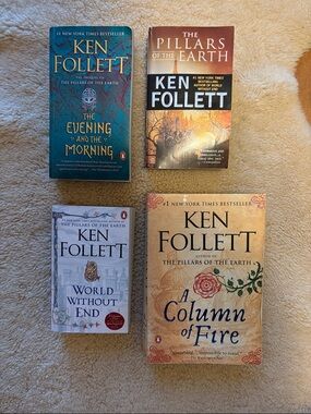 The Kingsbridge Novel four book series by Ken Follet